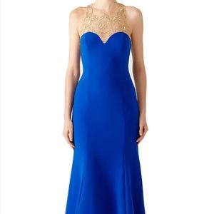 Badgley Mischka blue gown